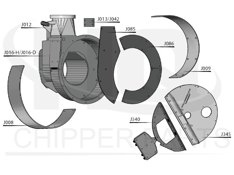 BLOWER HOUSE PARTS