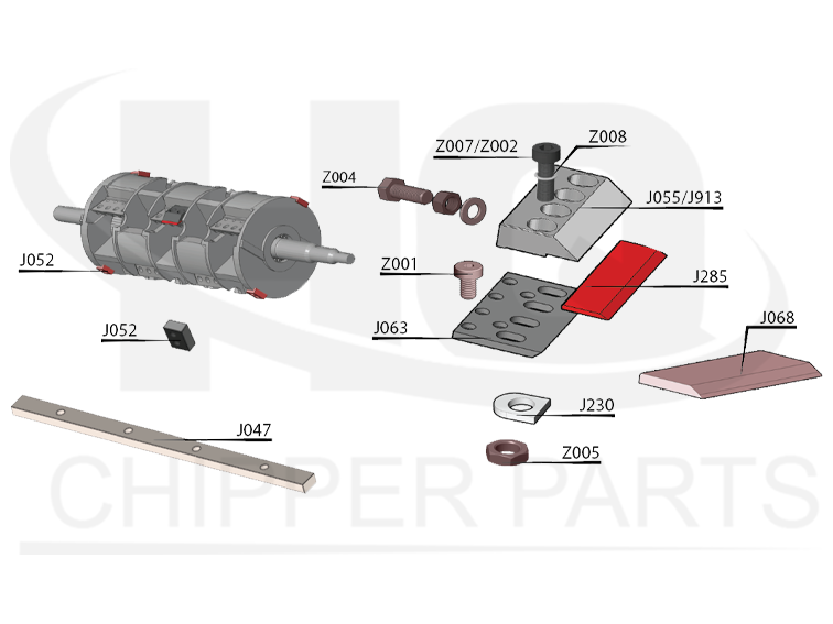 ROTOR (HELIX) PARTS