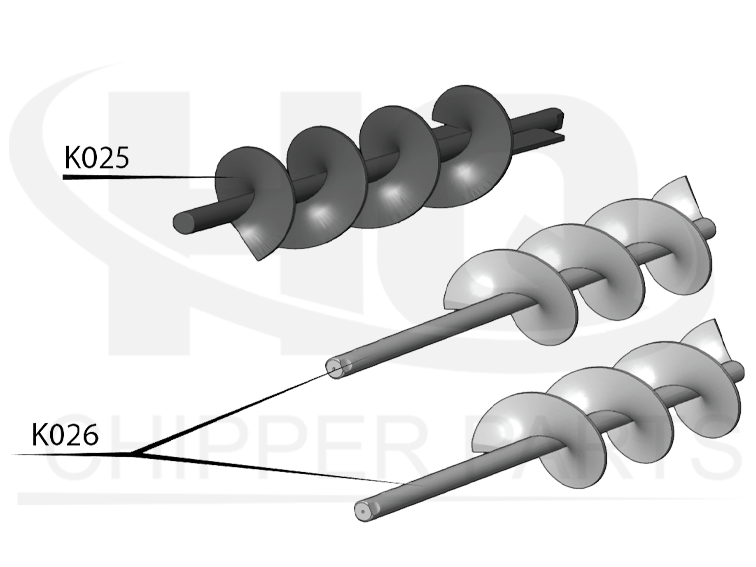 SPIRAL SHAFT PARTS