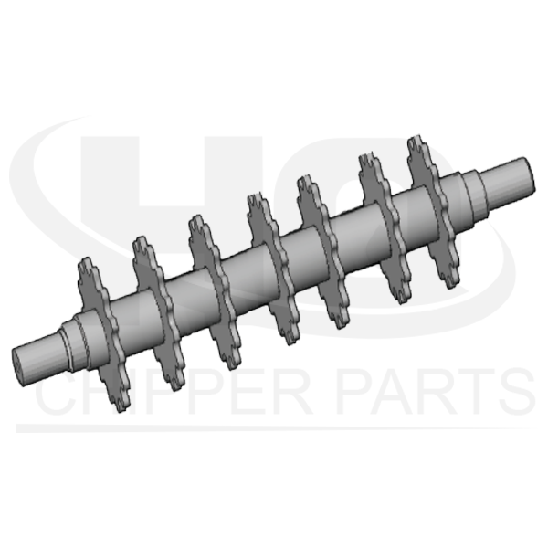 Passive axle with gears