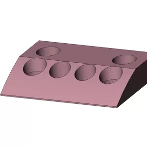 Top knife holder pezzolato wood chipper spare part