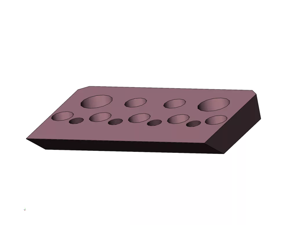 Bottom knife holder plate
